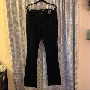 NWT Express Skyscraper Skinny Flare Jeans in Dark Rinse Wash